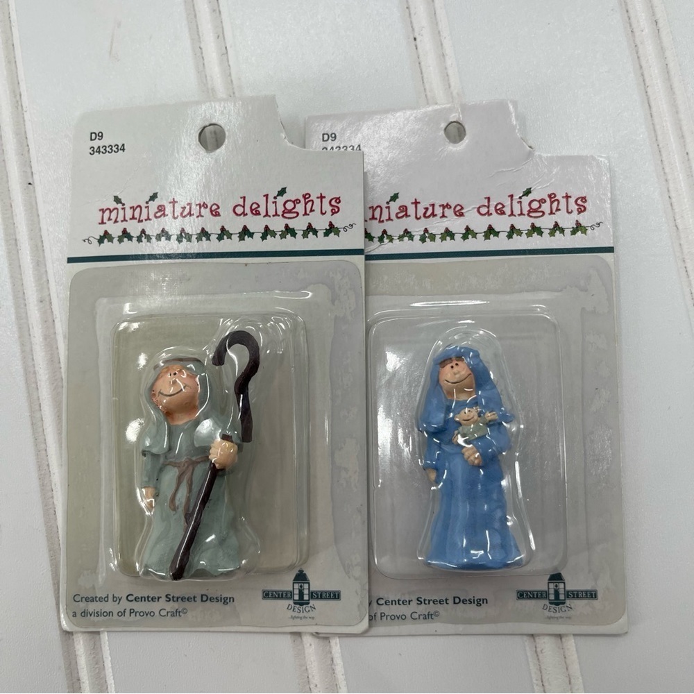 Miniature Delights Nativity Set Christmas Crafting - Picture 3 of 7